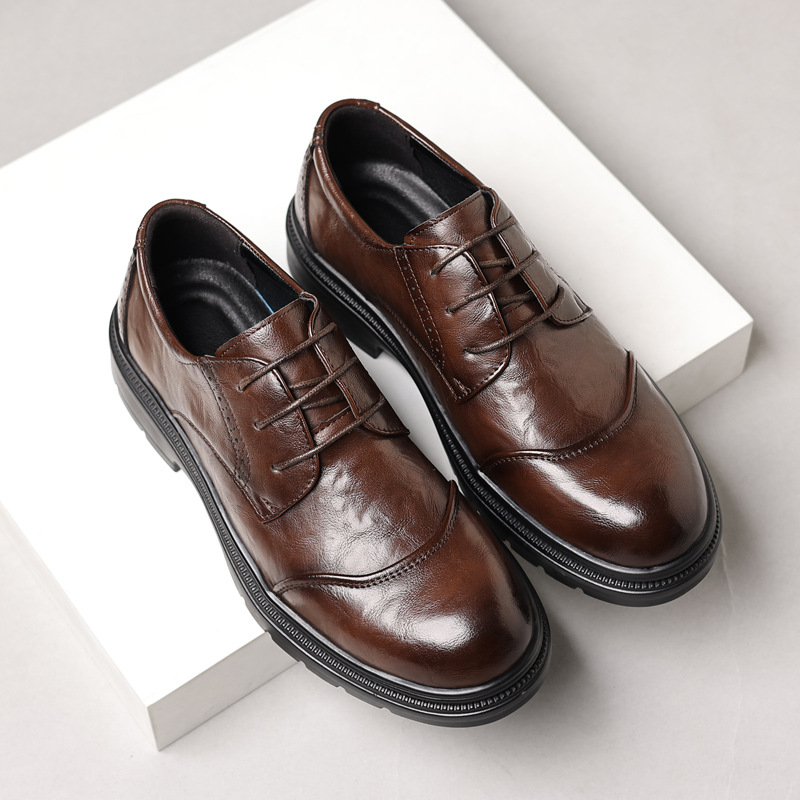 Men's leather shoes for casual - Men Formal Wear Office recension och pris