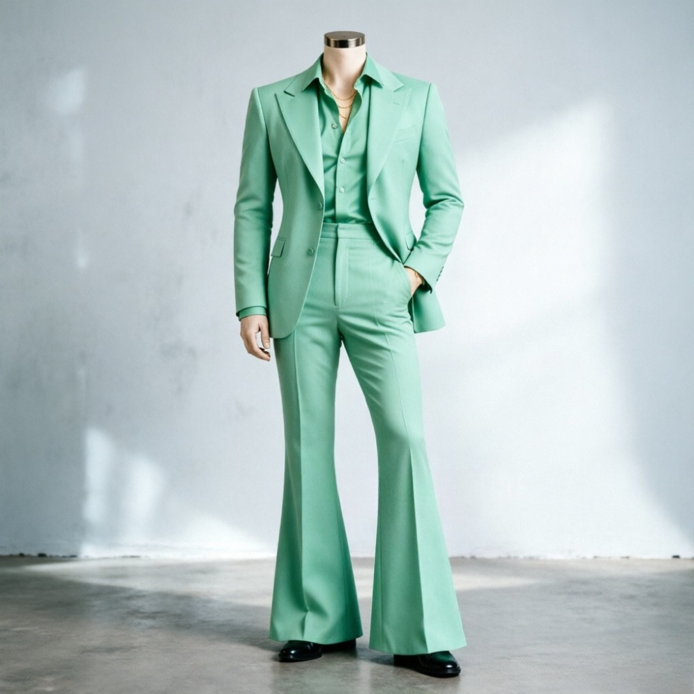 Slim Fit Men Suits With Wide L - Men Formal Wear Wedding Guest recension och pris