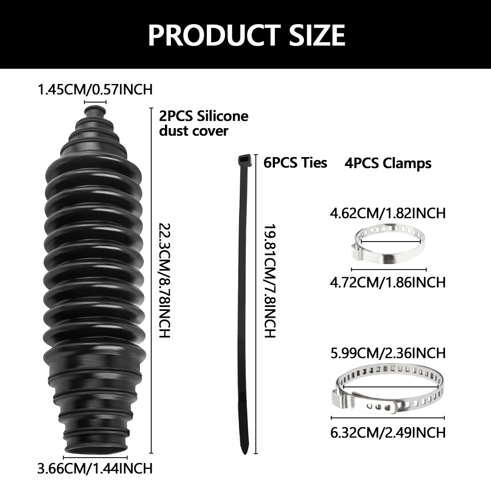 Car Inner Tie Rod Boot Kit, Ra - Tie Bar Clip recension och pris