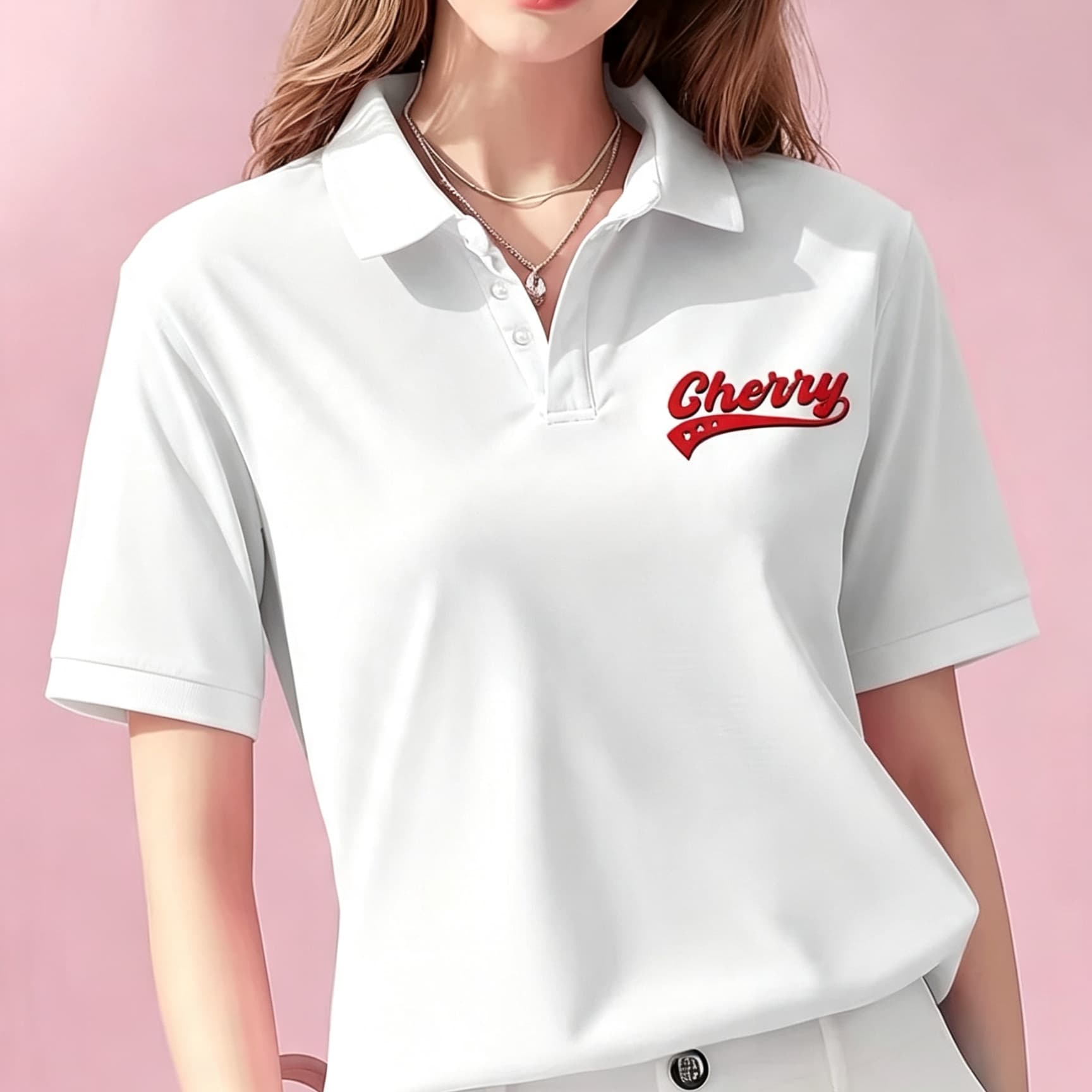 Casual White Unisex Polo Blous - Men'S Polo Formal Wear recension och pris
