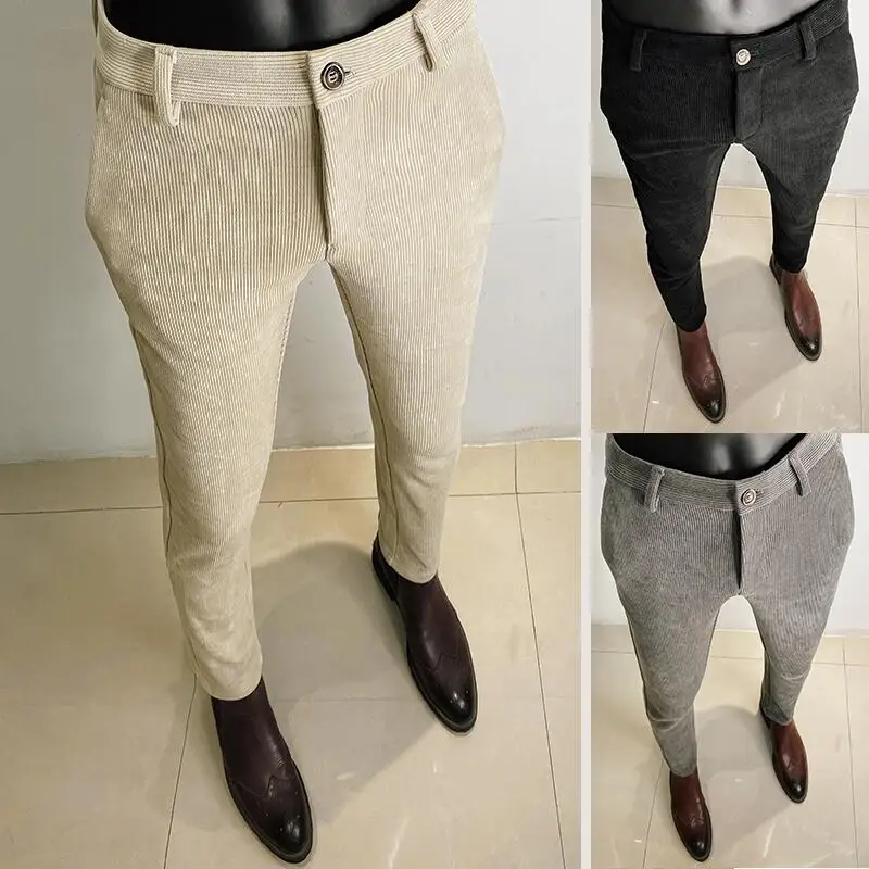 Autumn Winter Thickened Woolen - Men Formal Wear Office recension och pris