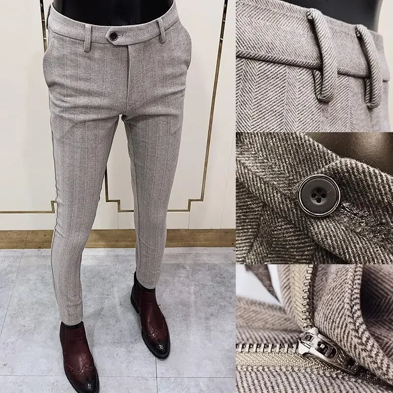 Autumn Winter Thickened Woolen - Men Formal Wear Office recension och pris