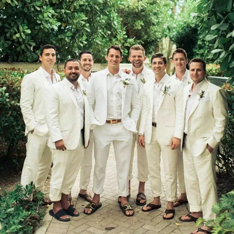 Linen Wedding Tuxedo For Men S - Men Formal Wear Modern recension och pris