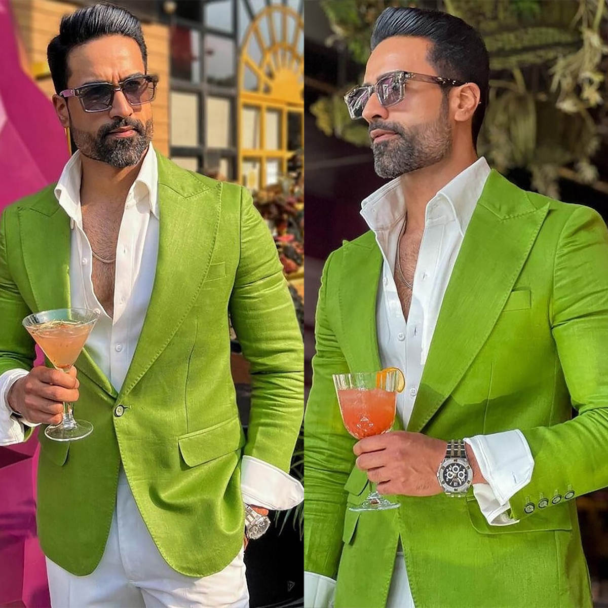 Handsome Green Groom Men Weddi - Men Formal Wear Modern recension och pris