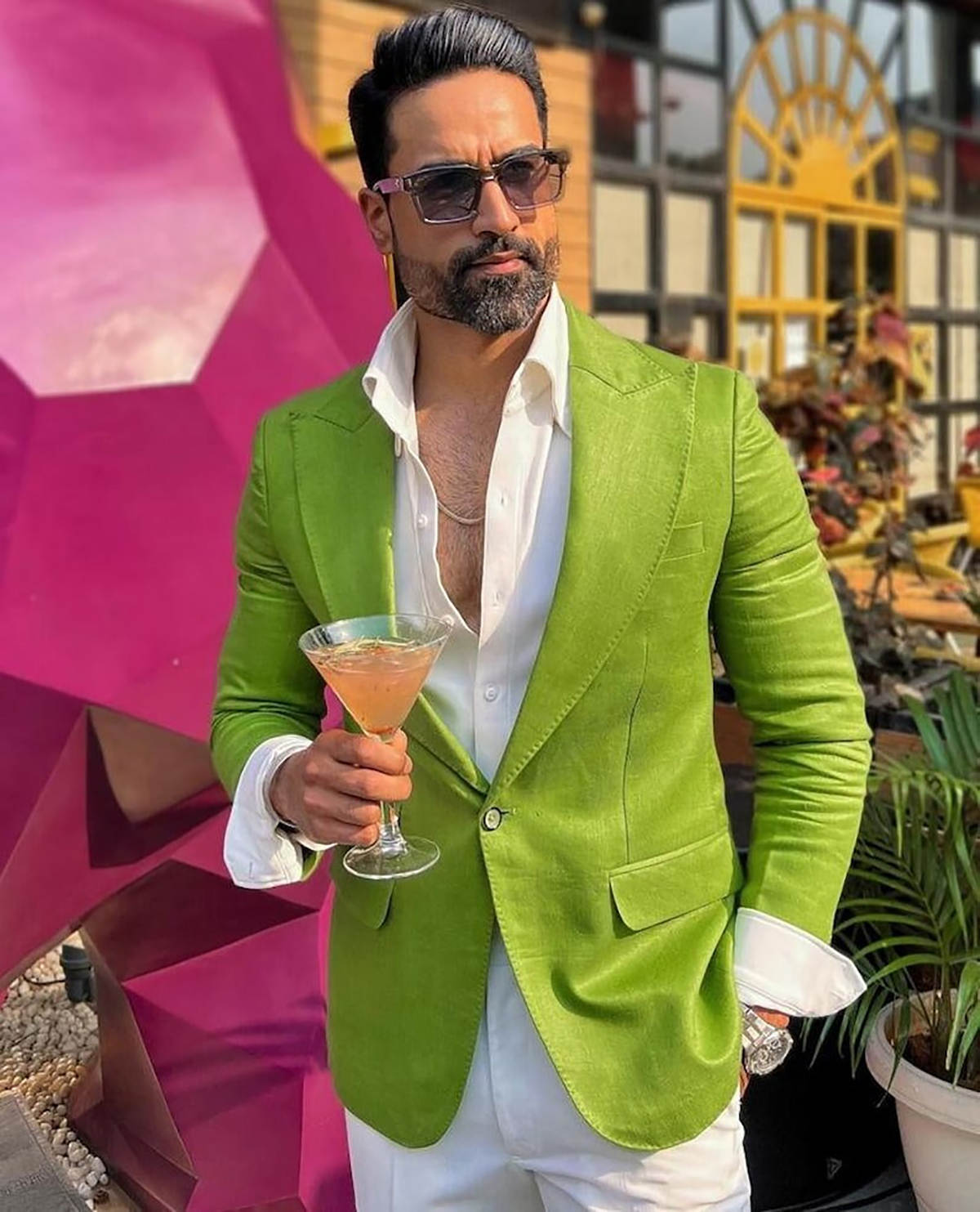 Handsome Green Groom Men Weddi - Men Formal Wear Modern recension och pris