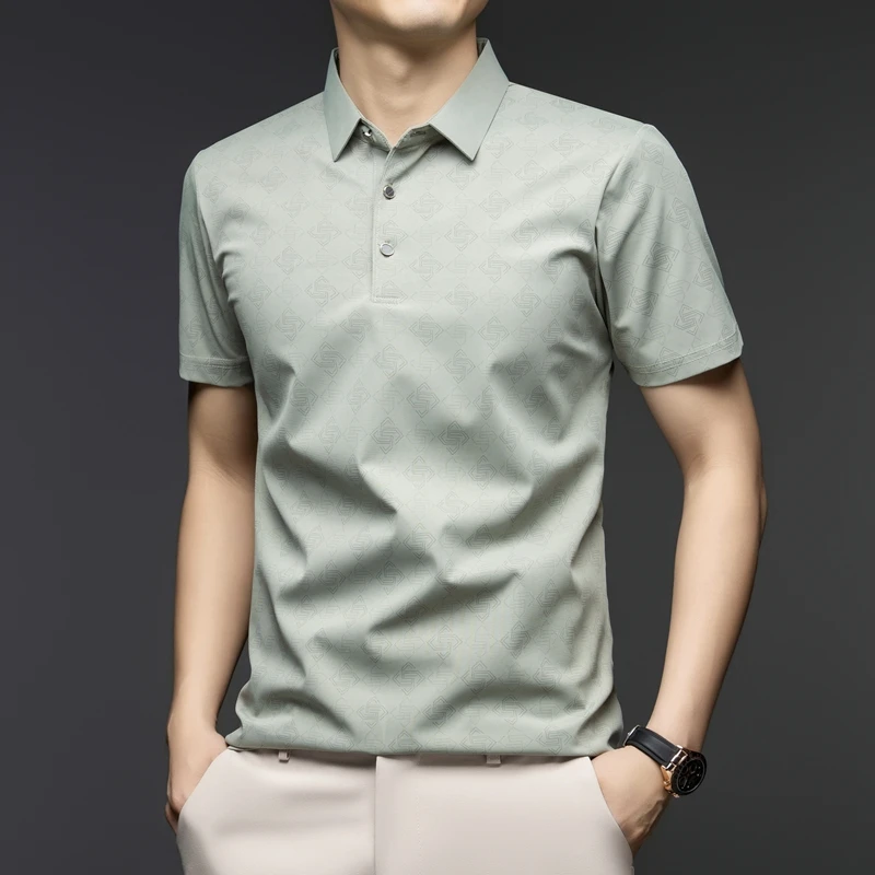 Mens Business Polo Shirt Short - Men'S Polo Formal Wear recension och pris
