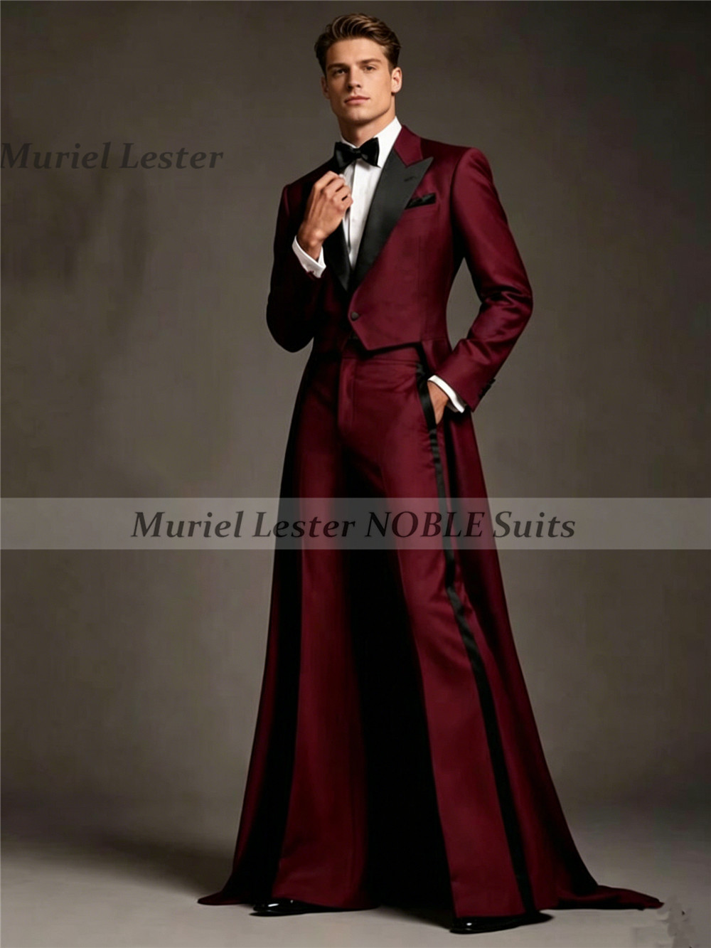 Unique Design Suit Men Long Bl - Men Formal Wear With Blazer recension och pris