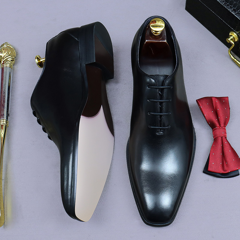 Designer Genuine Leather Mens  - Men Formal Wear Office recension och pris
