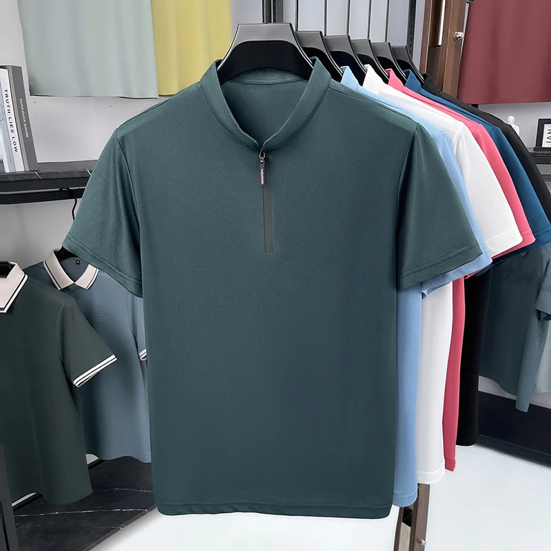 Mens Business Formal Half Zip  - Men'S Polo Formal Wear recension och pris