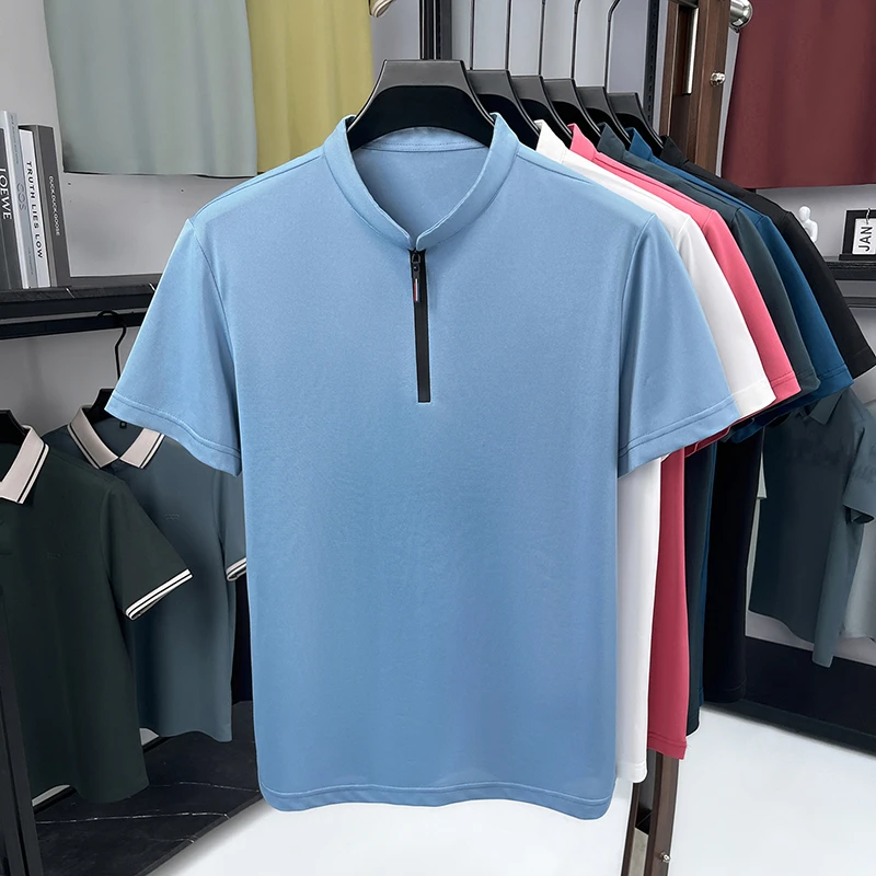 Mens Business Formal Half Zip  - Men'S Polo Formal Wear recension och pris