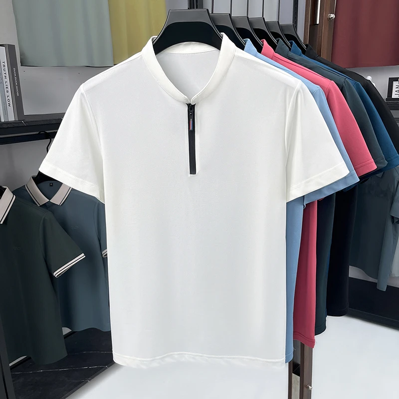 Mens Business Formal Half Zip  - Men'S Polo Formal Wear recension och pris